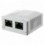 Presa a Muro con 2 Frutti RJ45 Cat.6 UTP Beige