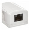 Presa a Muro con 1 Frutto RJ45 Cat.6 UTP Beige