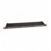 Pannello Patch STP 24 Posti RJ45 19'' 1U Cat.6A Nero I-PP 24-RS-C6ABHT