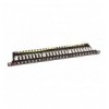 Pannello Patch STP 24 Posti RJ45 19'' 1U Cat.6A Nero