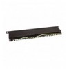 Pannello Patch STP 24 Posti RJ45 19'' 1U Cat.6A Nero