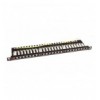 Pannello Patch STP 24 Posti RJ45 19'' 1U Cat.6 Nero