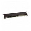 Pannello Patch STP 24 Posti RJ45 19'' 1U Cat.6 Nero