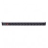 Multipresa Verticale per Rack 12 Posti Spina Schuko Angolata I-CASE STRIP-12SHI