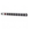 Multipresa per Rack 16 uscite USB tipo A Spina Schuko Angolata 1U