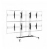 Supporto a Pavimento per 4 TV LCD/LED 32-55'' per Video Wall ICA-TR4VW