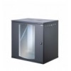 Armadio Rack 19'' a Muro 13U P 600mm Porta Vetro Nero I-CASE EW-2813BK6