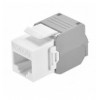 Frutto Keystone RJ45 Cat.6A UTP Tool-Free Bianco Grigio IWP-MD C6A/WWT