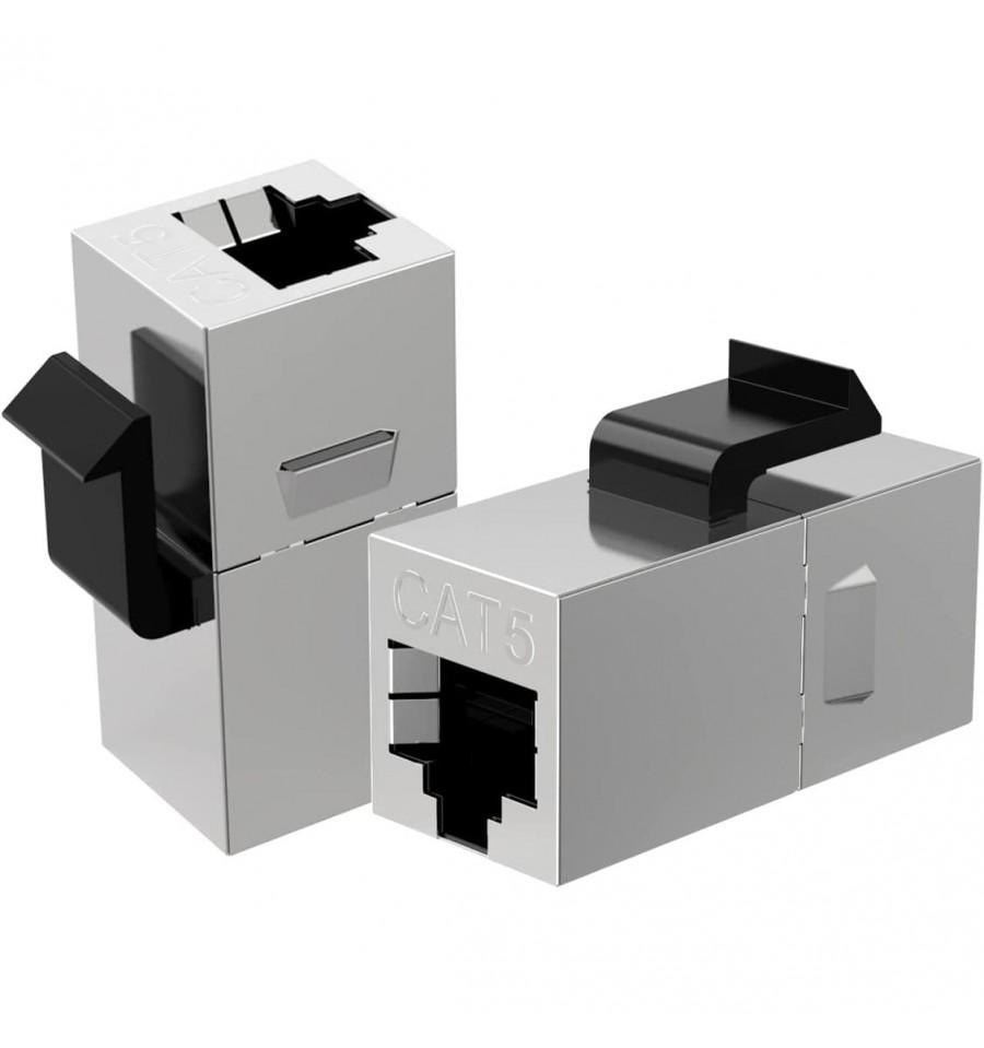 Adattatore Modulare Keystone RJ45 Accoppiatore di Rete Cat.5E F/F Schermato  FTP I-WP ADAP-8-SFT Techly Professional