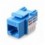 Frutto Keystone RJ45 Cat.6 UTP IDC 90° Blu