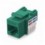 Frutto Keystone RJ45 Cat.6 UTP IDC 90° Verde