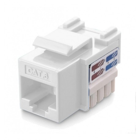 Frutto Keystone RJ45 Cat.6 UTP IDC 90° Bianco IWP-MD C6/WHT