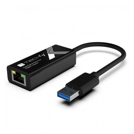 Adattatore di Rete Gigabit USB tipo A SuperSpeed IDATA USB-ETGIGA3T3