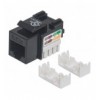 Frutto Keystone RJ45 Cat.5E UTP IDC 90° Nero IWP-MD C5E/BKT