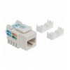 Frutto Keystone RJ45 Cat.5E UTP IDC 90° Bianco