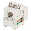 Frutto Keystone RJ45 Cat.5E UTP IDC 90° Bianco