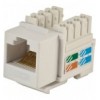 Frutto Keystone RJ45 Cat.5E UTP IDC 90° Bianco