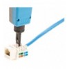 Frutto Keystone RJ45 Cat.5E UTP IDC 90° Bianco