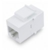 Accoppiatore Keystone RJ45 F/F Cat.5E UTP Bianco IWP-MD C5E/TRBT