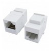 Accoppiatore Keystone RJ45 F/F Cat.5E UTP Bianco