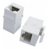 Accoppiatore Keystone RJ45 F/F Cat.5E UTP Bianco