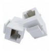 Accoppiatore Keystone RJ45 F/F Cat.5E UTP Bianco