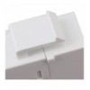 Accoppiatore Keystone RJ45 F/F Cat.5E UTP Bianco