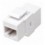 Accoppiatore Keystone RJ45 F/F Cat.6 UTP Bianco