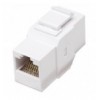 Accoppiatore Keystone RJ45 F/F Cat.6 UTP Bianco