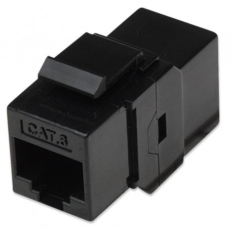 Accoppiatore Keystone RJ45 F/F Cat.6 UTP Nero IWP-MD C6/PKT