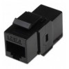 Accoppiatore Keystone RJ45 F/F Cat.6 UTP Nero IWP-MD C6/PKT