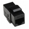 Accoppiatore Keystone RJ45 F/F Cat.6 UTP Nero