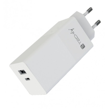 Caricatore Alimentatore USB-C™ e USB-A da Muro 100W per Smartphone o Tablet IPW-PD100W-WH