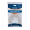 Cavo di rete Patch in Rame Schermato Cat. 5e Bianco F/UTP 1 m