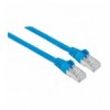 Cavo di rete Patch in Rame Schermato Cat. 5e Blu F/UTP 0,5 m