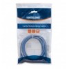 Cavo di rete Patch in Rame Schermato Cat. 5e Blu F/UTP 1 m