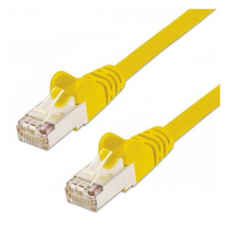 Cavo di rete Patch in Rame Schermato Cat. 5e Giallo F/UTP 1 m ICOC F5E-010-YE