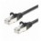 Cavo di rete Patch in Rame Schermato Cat. 5e Nero F/UTP 1 m