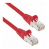 Cavo di rete Patch in Rame Schermato Cat. 5e Rosso F/UTP 1 m