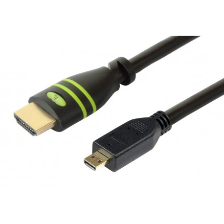 Cavo HDMI™ Highspeed con Ethernet Channel 1.4 A M/ Micro D M