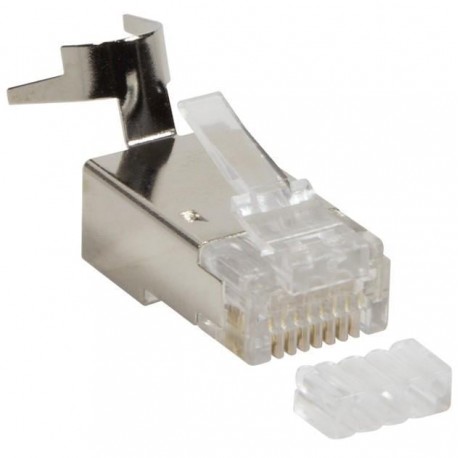 Plug Cat. 6A / 7 / 7A / 8.1 RJ45 Schermato 10pz ICNPL001