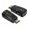 Mini Adattatore da HDMI a VGA con Audio IDATA HDMI-VGA2MABT2