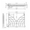 Mensola Gestione Cavi su Rack 19'' 24 Porte P.800 mm