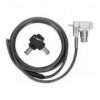 Lucchetto con Sistema di Sicurezza Universale a Chiave Tubolare per Notebook IQ-LOK-18-K