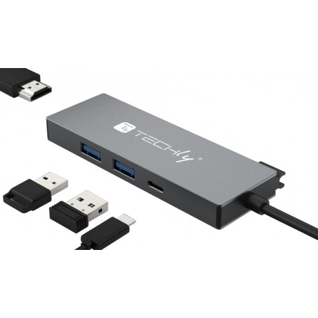 Docking Station USB3.2 Type-C™ a 3 Porte USB e 1 HDMI IUSB32C-HUB4HPD