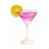 Confezione da 6 Bicchieri da Cocktail Martini con 6 Colorazioni LED