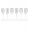 Confezione da 6 Bicchieri da Champagne con 6 Colorazioni LED