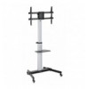 Carrello TV 37''-86'' Multimediale in Alluminio Regolabile in Altezza