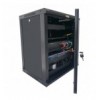 Armadio Rack 19'' a Muro 6 Unità P.450 mm Flat Pack Nero