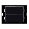 Armadio Rack 19'' a Muro 12 Unità P.600 mm Flat Pack Nero